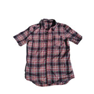 UNISEX BOYS GIRLS VANS PLAID SHIRT M